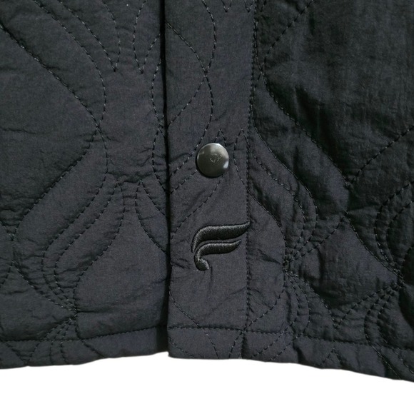Fabletics The Loft Shirt Jacket In Black Sz L - Picture 7 of 13